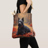 Scottish Terrier im Herbst Leaves Fall Inspiriert Tasche (Von Nahem)