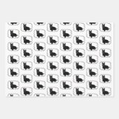 Scottish Terrier in keltischen Rahmen Geschenkpapier Set (Vorderseite)