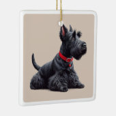 Scottish Terrier in Keramikornament (Rechts)