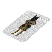 Scottish Terrier in Kilt Magnet (Linke Seite)