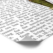 Scottish Terrier in Kilt Poster (Ecke)