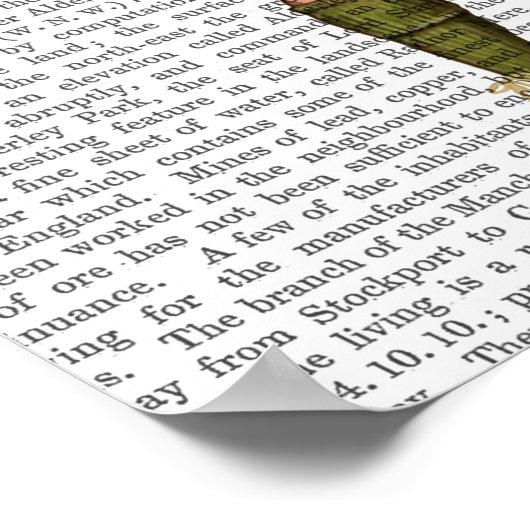 Scottish Terrier in Kilt Poster (Ecke)