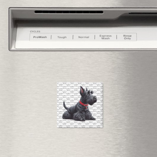 Scottish Terrier in Magnet (In Situ (Geschirrspüler))