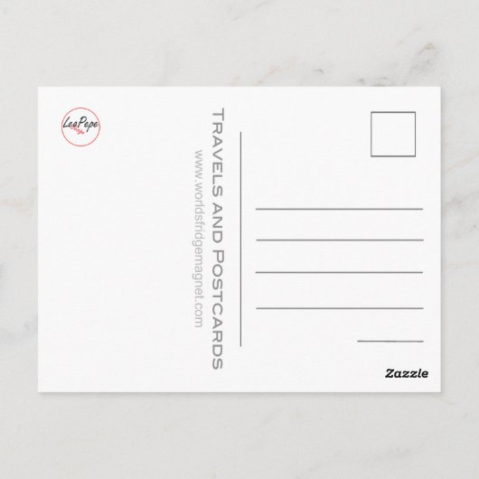 Scottish Terrier in Postkarte (Rückseite)