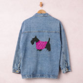 Scottish Terrier in Warm Sweater Jeansjacke (Hangar)
