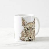 Scottish Terrier in Wheaten Kaffeetasse (VorderseiteRechts)