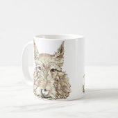 Scottish Terrier in Wheaten Kaffeetasse (Vorderseite Links)