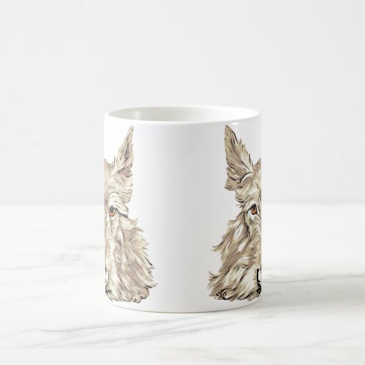 Scottish Terrier in Wheaten Kaffeetasse (Mittel)
