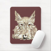 Scottish Terrier in Wheaten Mousepad (Mit Mouse)