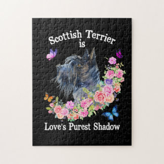 Scottish Terrier ist der reinste Schatten der Lieb Puzzle