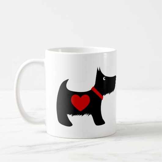 Scottish Terrier Kaffeetasse (Links)