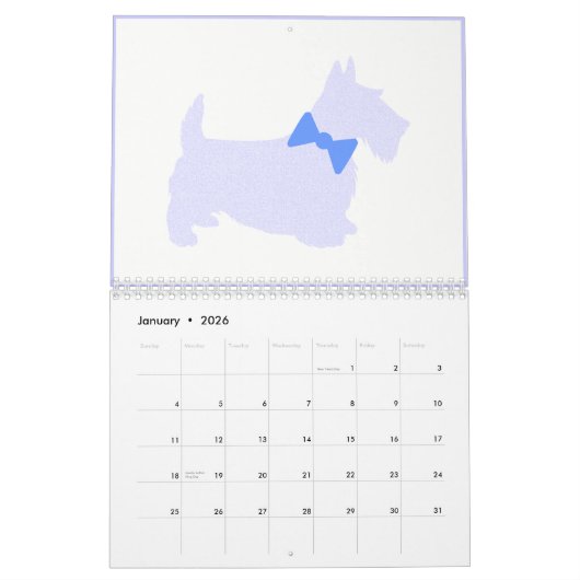 Scottish-Terrier-Kalender Kalender (Jan 2026)