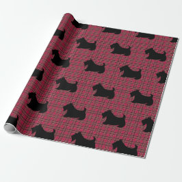 Scottish Terrier Kariert Christmas Wrapping Paper Geschenkpapier