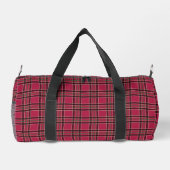 Scottish Terrier Kariert Duffel Bag Gift Duffle Bag (Rückseite)