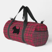 Scottish Terrier Kariert Duffel Bag Gift Duffle Bag (Rechte Ecke)
