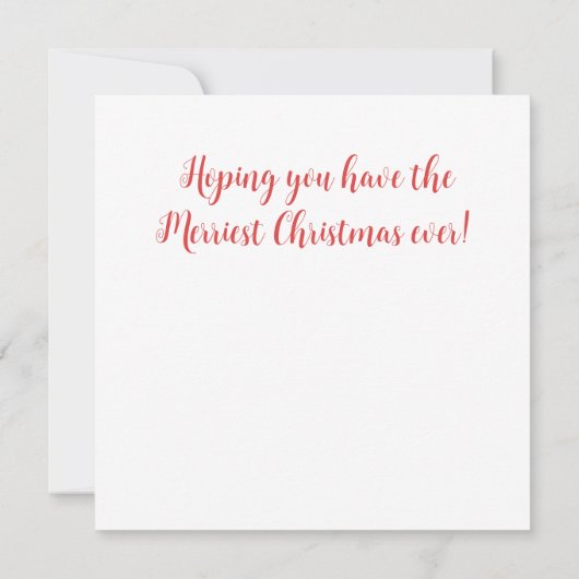 Scottish Terrier Kariert Holiday Greeting Card (Rückseite)