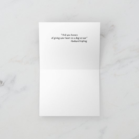 Scottish Terrier, Karte (Innenseite)