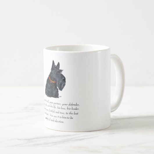 Scottish Terrier Keepake Kaffeetasse (VorderseiteRechts)