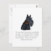Scottish Terrier Keepake Postkarte (Vorne/Hinten)
