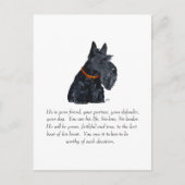 Scottish Terrier Keepake Postkarte (Vorderseite)