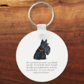 Scottish Terrier Keepake Schlüsselanhänger (Vorderseite)