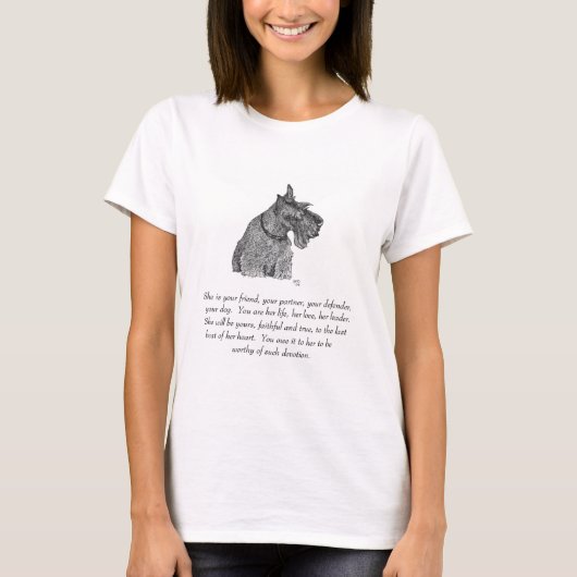 Scottish Terrier Keepsakes - FEMALE T-Shirt (Vorderseite)