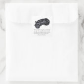 Scottish Terrier Keepsakes - MALE Quadratischer Aufkleber (Tasche)