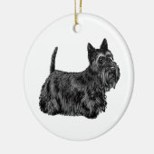 Scottish Terrier Keramik Ornament (Links)