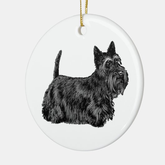Scottish Terrier Keramik Ornament (Links)