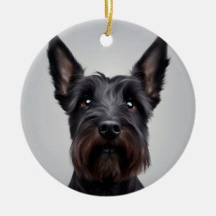 Scottish Terrier Keramik Ornament