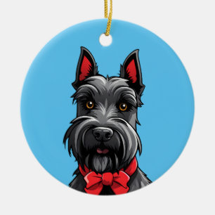 Scottish Terrier Keramik Ornament