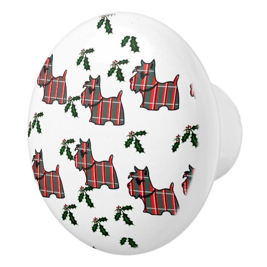 Scottish Terrier Keramikknauf (Rechts)