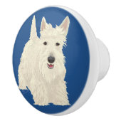 Scottish Terrier Keramikknauf (Rechts)