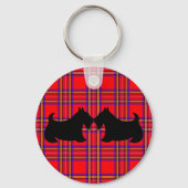 Scottish Terrier Keyring Schlüsselanhänger (Vorderseite)