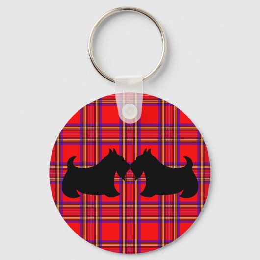Scottish Terrier Keyring Schlüsselanhänger (Vorderseite)
