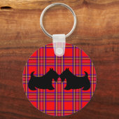 Scottish Terrier Keyring Schlüsselanhänger (Vorderseite)