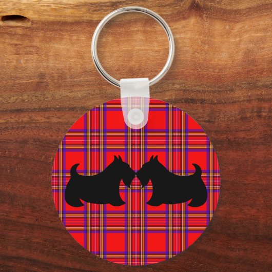 Scottish Terrier Keyring Schlüsselanhänger (Vorderseite)