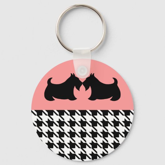 Scottish Terrier Keyring Schlüsselanhänger (Vorderseite)