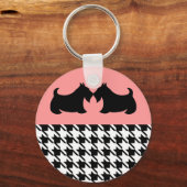 Scottish Terrier Keyring Schlüsselanhänger (Vorderseite)