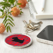 Scottish Terrier Keyring Schlüsselanhänger (Seite)