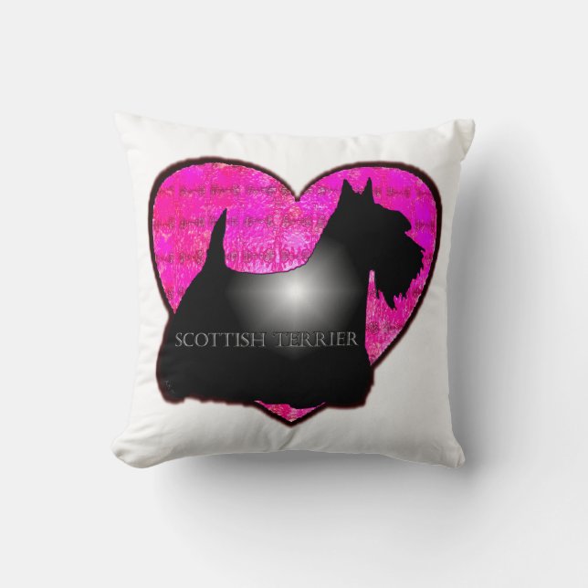 Scottish Terrier Kissen (Vorderseite)