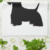 Scottish Terrier Kitchtuch Geschirrtuch (Gefaltet)