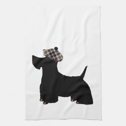 Scottish Terrier Kitchtuch Geschirrtuch (Vertikal)