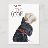 Scottish Terrier Koch Postkarte (Vorderseite)