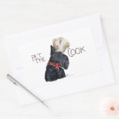 Scottish Terrier Koch Rechteckiger Aufkleber (Umschlag)