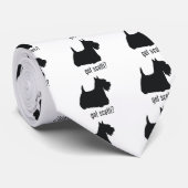 Scottish Terrier Krawatte (Gerollt)