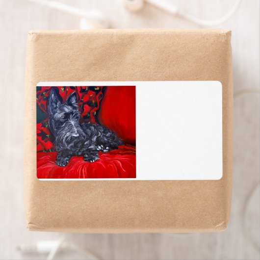 Scottish Terrier Label (Insitu)