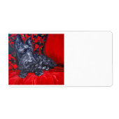 Scottish Terrier Label (Vorne)