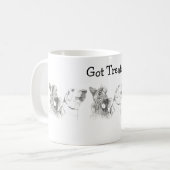 Scottish Terrier Labrador ink Zeichnend|Got Lecker Kaffeetasse (Vorderseite Links)
