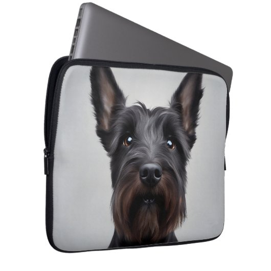 Scottish Terrier Laptopschutzhülle (Vorne Rechts)